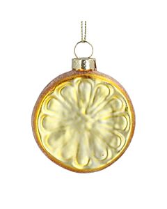 Gisela Graham Sliced Lemon Glass Tree Decoration